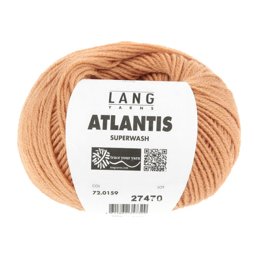 Lang Yarns Atlantis breigaren wit - sterk wol-acryl mengsel voor kinderkleding