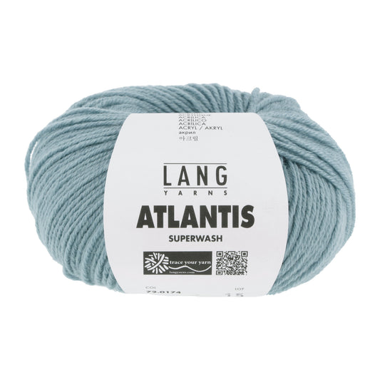 Lang Yarns Atlantis breigaren wit - sterk wol-acryl mengsel voor kinderkleding