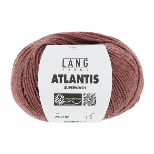 Lang Yarns Atlantis breigaren wit - sterk wol-acryl mengsel voor kinderkleding