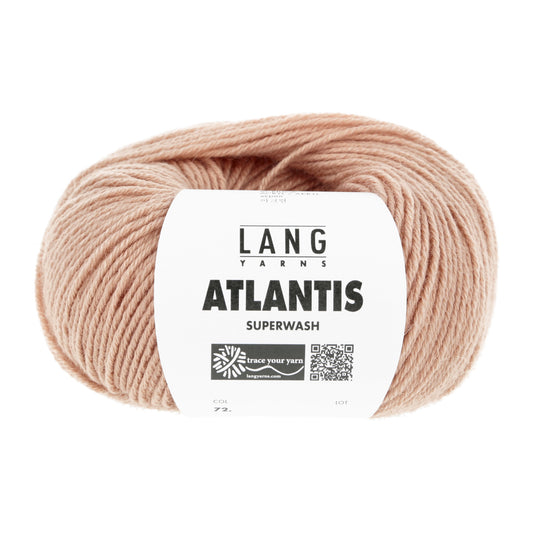 Lang Yarns Atlantis breigaren wit - sterk wol-acryl mengsel voor kinderkleding