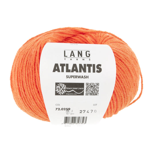 Lang Yarns Atlantis breigaren wit - sterk wol-acryl mengsel voor kinderkleding