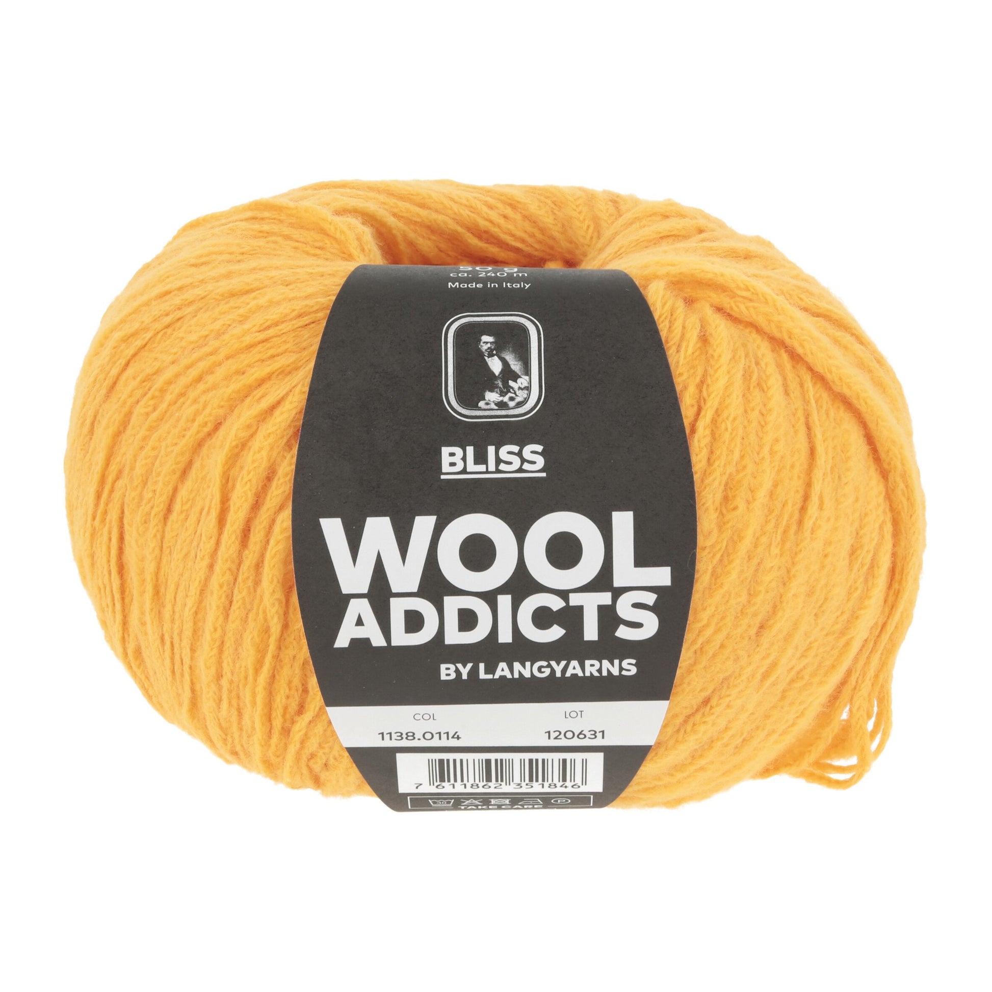 LANG Yarns Bliss garen in kleur 0114 - luxe zomergaren voor breien en haken