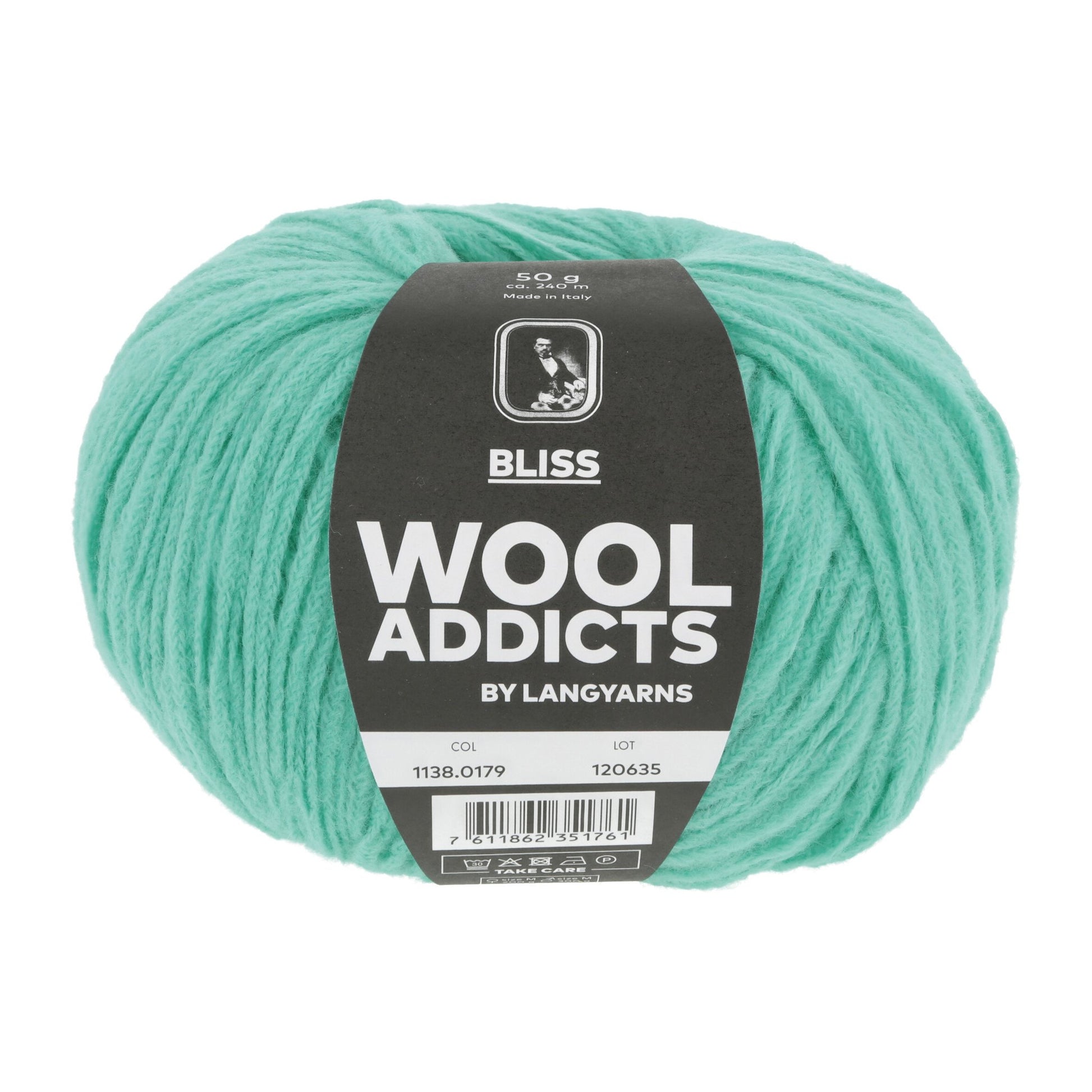 LANG Yarns Bliss garen in kleur 0179 - heerlijk zacht voor zomerprojecten