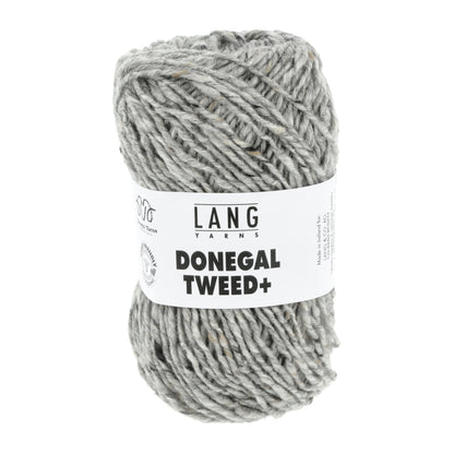 Donegal Tweed + wolgaren in lichtgrijs - geschikt voor wassen bij 30°