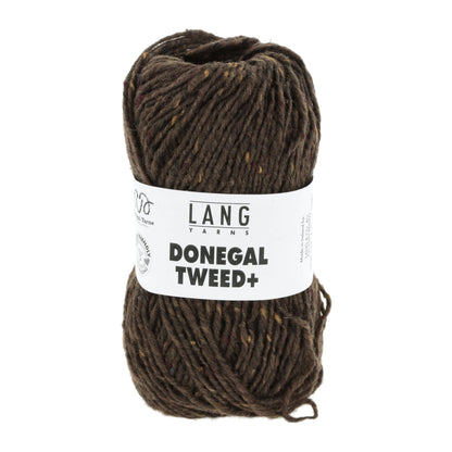 Donegal Tweed + wolgaren in bruin - tijdloze patronen beschikbaar