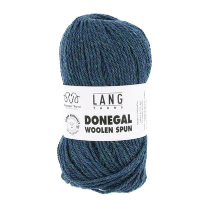 Lang Yarns Donegal Woolen Spun petrol – luchtig gesponnen garen