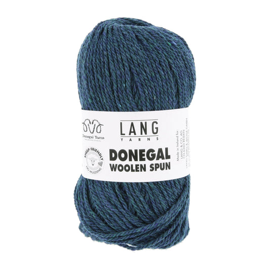 Lang Yarns Donegal Woolen Spun petrol – luchtig gesponnen garen