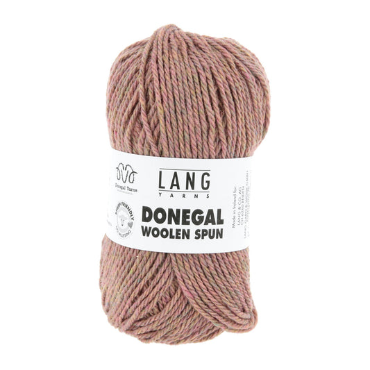 Lang Yarns Donegal Woolen Spun roze – subtiele kleursamenstelling