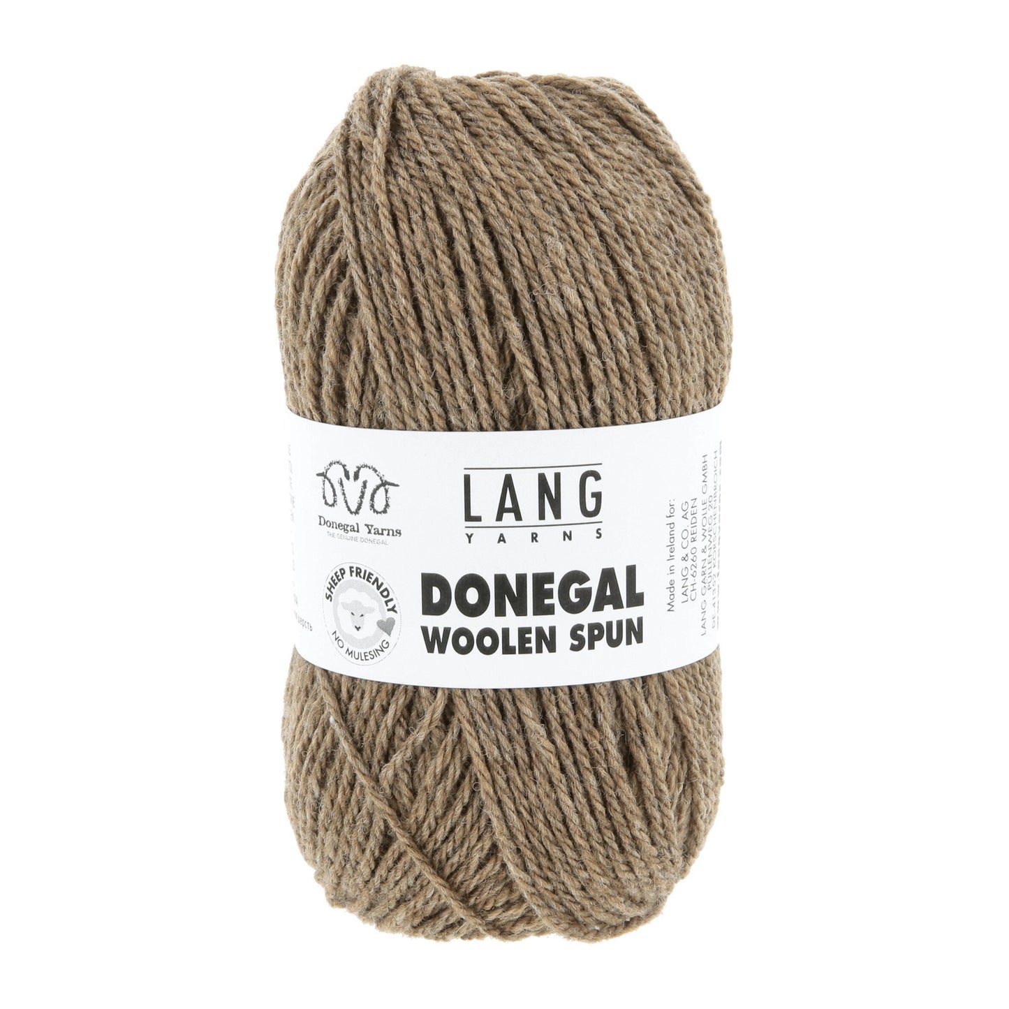 Lang Yarns Donegal Woolen Spun kamelenkleur – gesponnen in Donegal, Ierland
