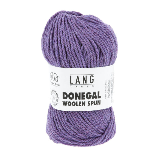 Lang Yarns Donegal Woolen Spun lila – 100% wol (mulesingvrij)