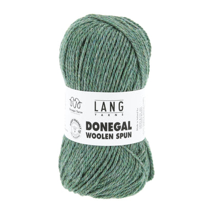 Lang Yarns Donegal Woolen Spun muntgroen – aanbevolen naalddikte 4,5 tot 5 mm