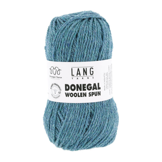 Lang Yarns Donegal Woolen Spun turquoise – karaktervol breigaren