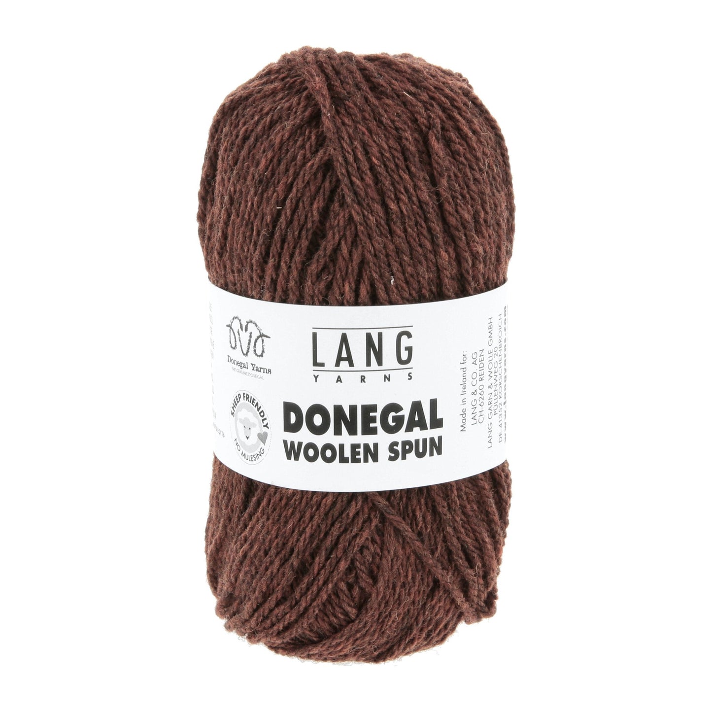 Lang Yarns Donegal Woolen Spun roest – mooie definitie voor steken