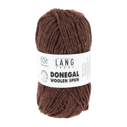 Lang Yarns Donegal Woolen Spun roest – mooie definitie voor steken