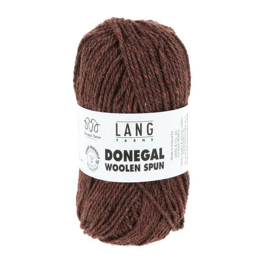 Lang Yarns Donegal Woolen Spun roest – mooie definitie voor steken