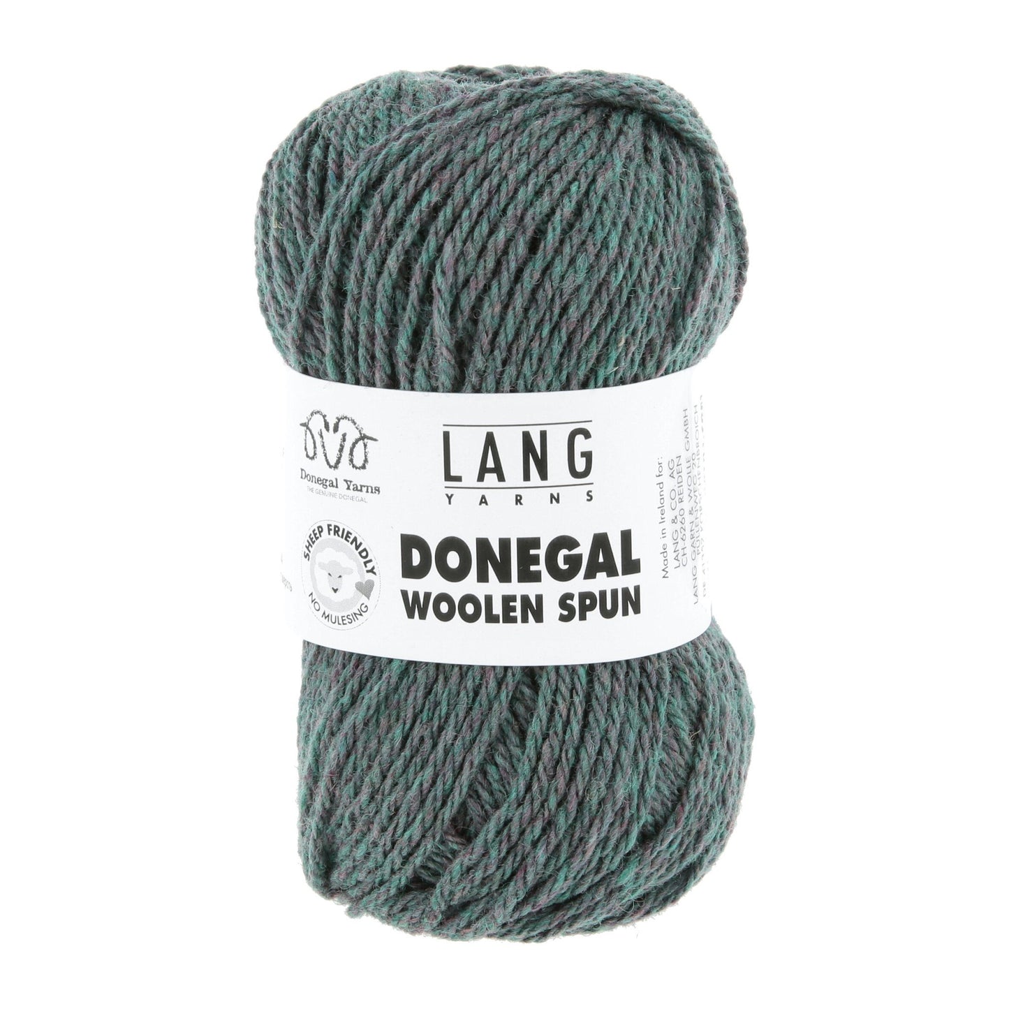 Lang Yarns Donegal Woolen Spun oceaan – perfect voor breiwerk met karakter