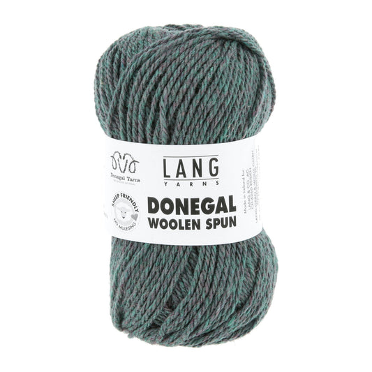 Lang Yarns Donegal Woolen Spun oceaan – perfect voor breiwerk met karakter