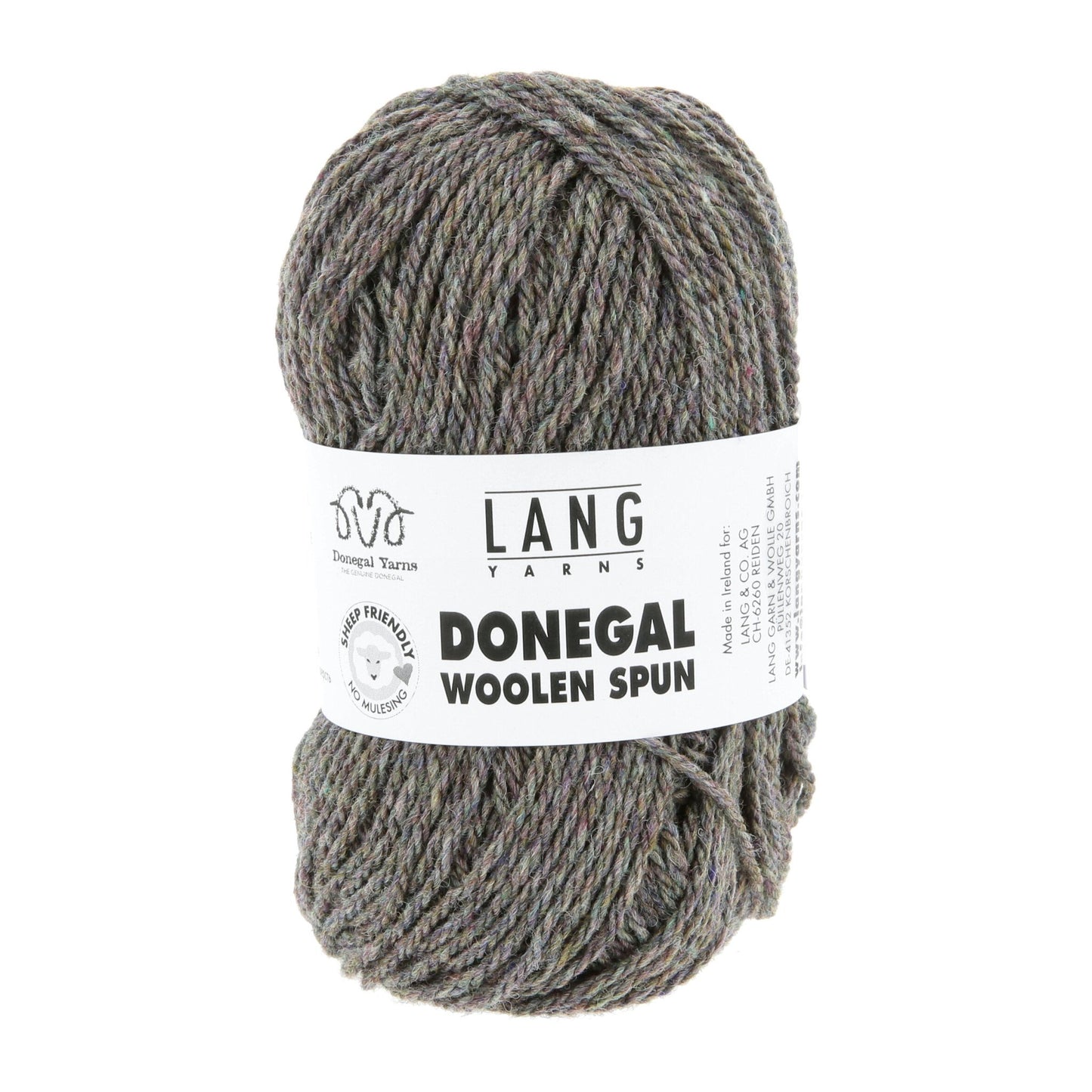 Lang Yarns Donegal Woolen Spun steengrijs – gesponnen in Ierland