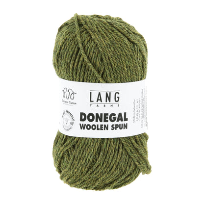 Lang Yarns Donegal Woolen Spun olijfgroen – 100% wol