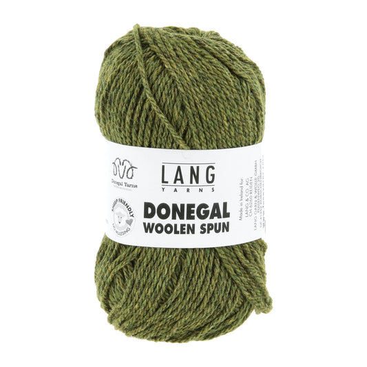 Lang Yarns Donegal Woolen Spun olijfgroen – 100% wol