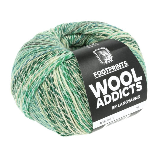 LANG Yarns Footprints sokkenwol kleur 013 - duurzaam en comfortabel voor sokken