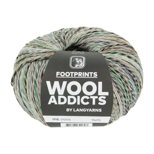 LANG Yarns Footprints sokkenwol kleur 4 - ideaal voor zomerse brei- en haakprojecten