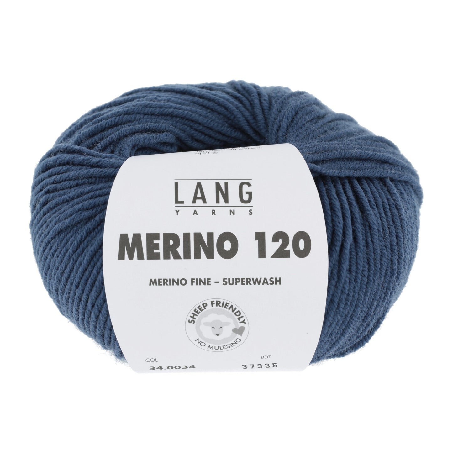 LANG YARNS Merino 120 in jeans - duurzaam en zacht merinogaren