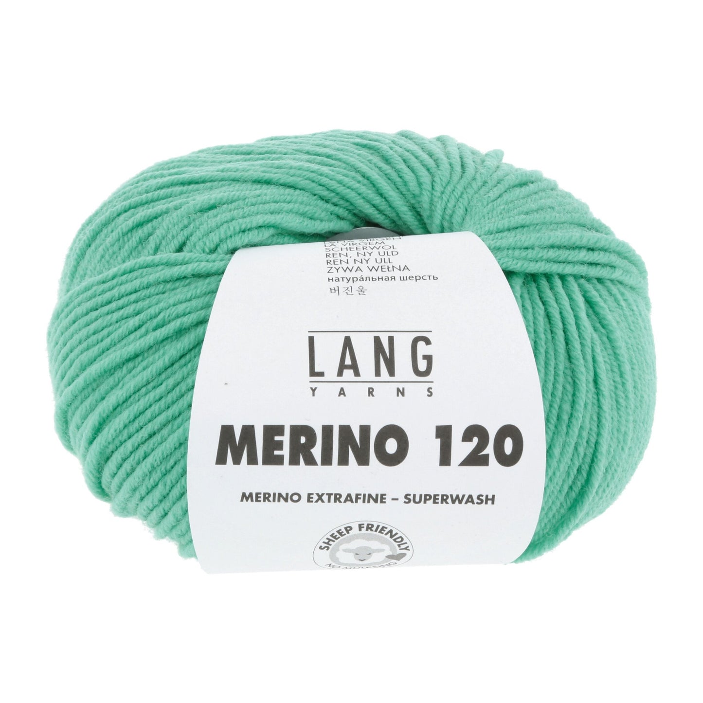 LANG YARNS Merino 120 in reseda - perfect voor warme kleding