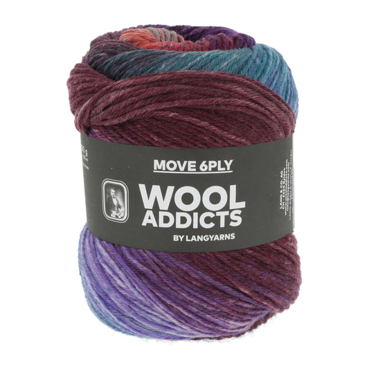 Lang Yarns Move 6-ply kleur 007 – Stevig sokkengaren met kleurverloop