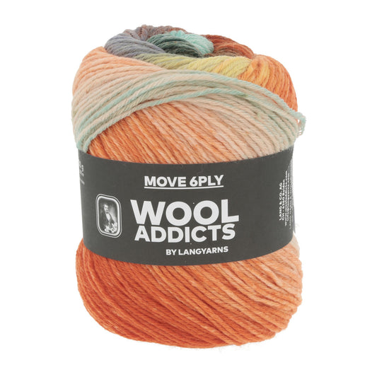 Lang Yarns Move 6-ply kleur 009 – Stevig sokkengaren met kleurverloop