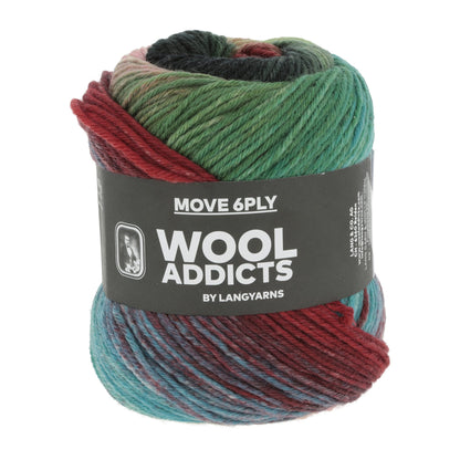 Lang Yarns Move 6-ply kleur 010 – Stevig sokkengaren met kleurverloop