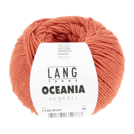 LANG Yarns Oceania breigaren in kleur 0161 - zacht katoen-seacell garen