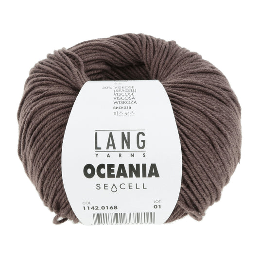 LANG Yarns Oceania breigaren in kleur 0168 - zacht katoen-seacell garen