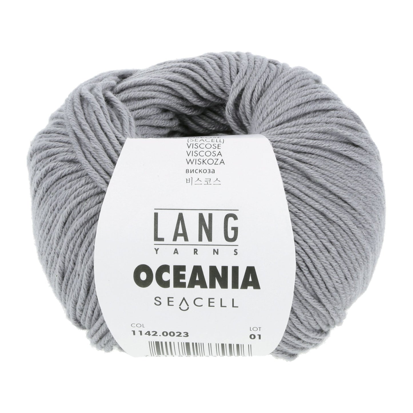 LANG Yarns Oceania breigaren in kleur 0023 - zacht katoen-seacell garen