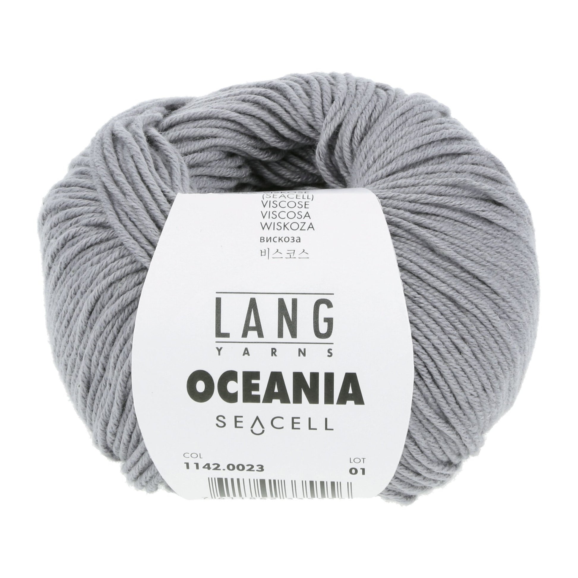 LANG Yarns Oceania breigaren in kleur 0023 - zacht katoen-seacell garen