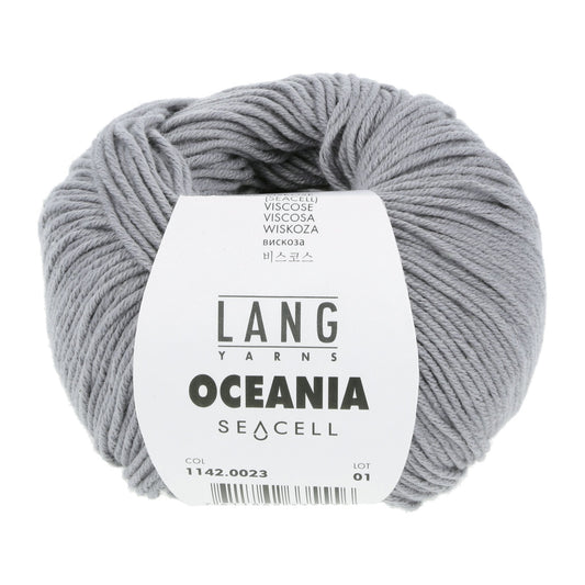 LANG Yarns Oceania breigaren in kleur 0023 - zacht katoen-seacell garen
