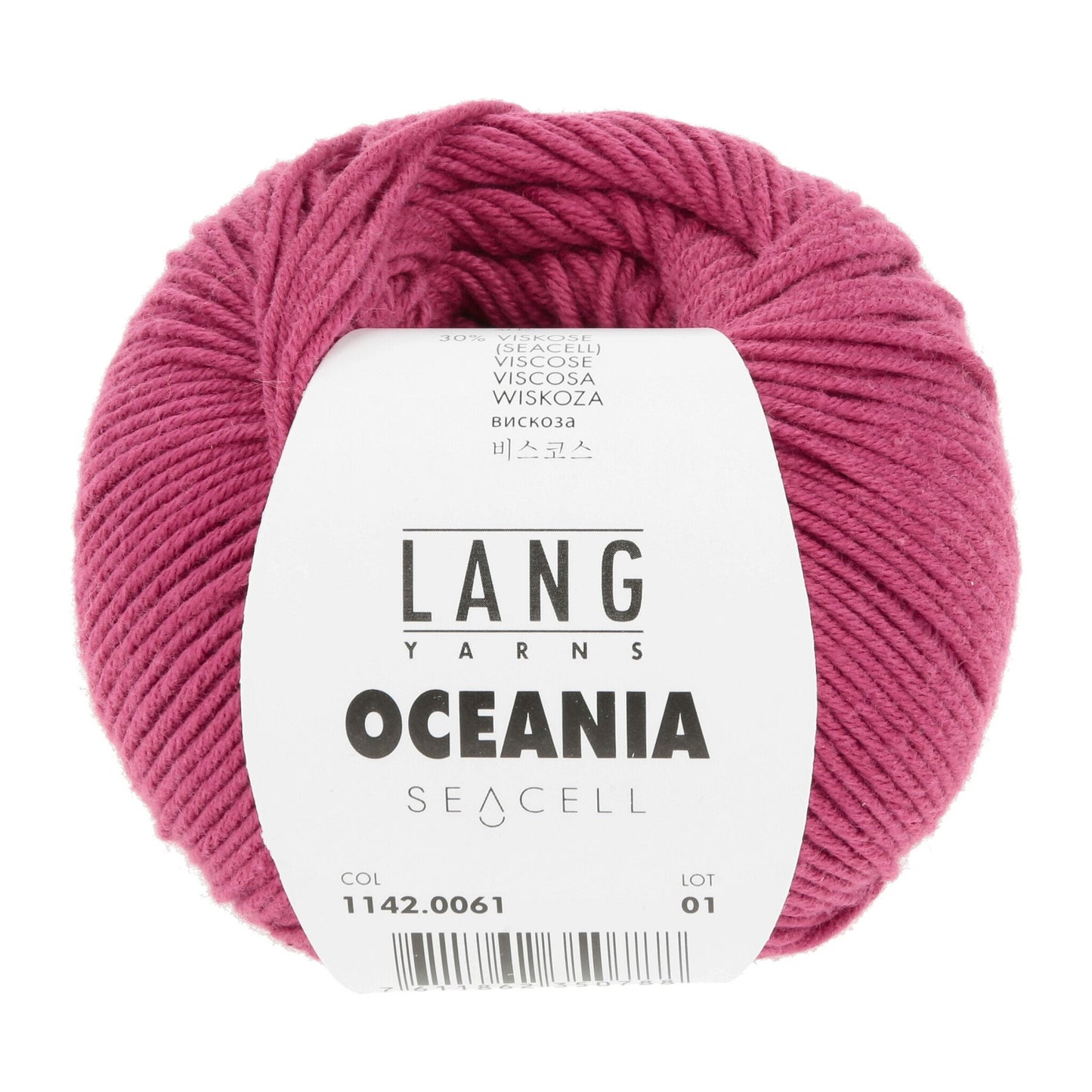 LANG Yarns Oceania breigaren in kleur 0061 - zacht katoen-seacell garen