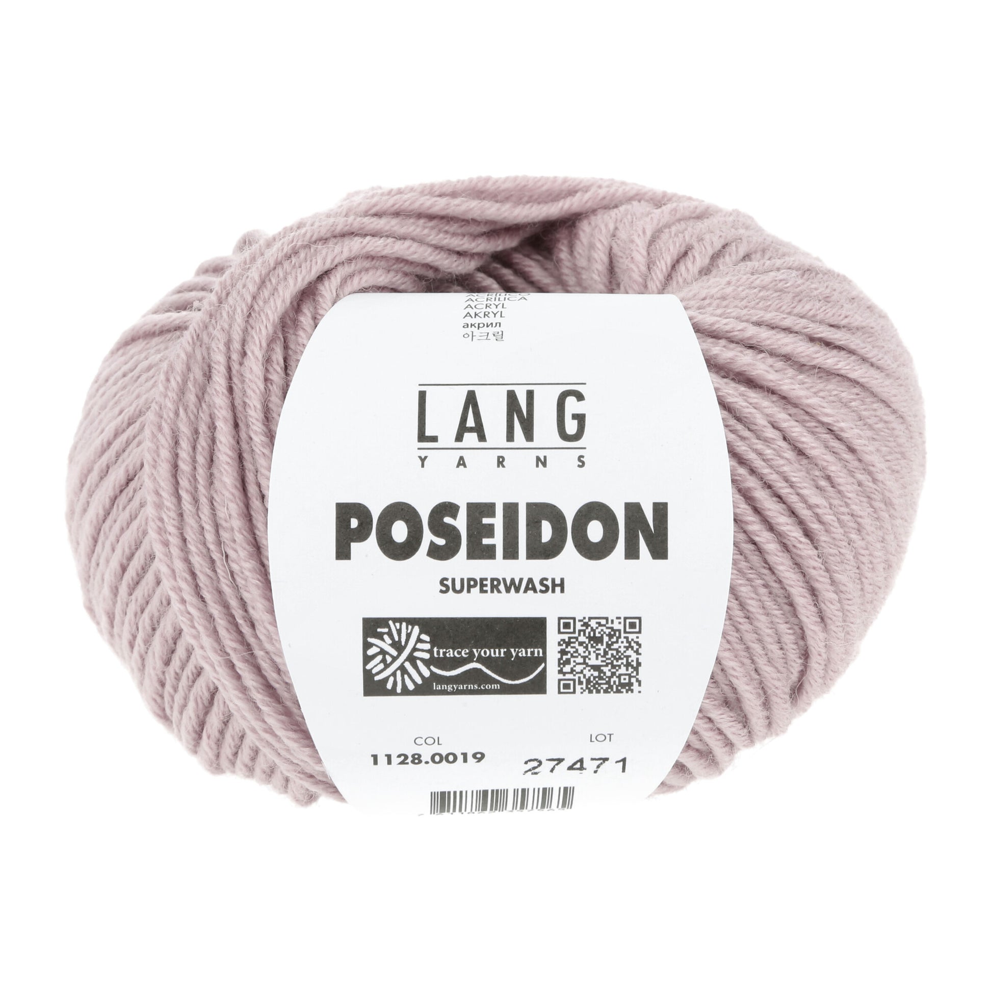 Lang Yarns Poseidon breigaren rosé - veelzijdig garen voor breien en haken