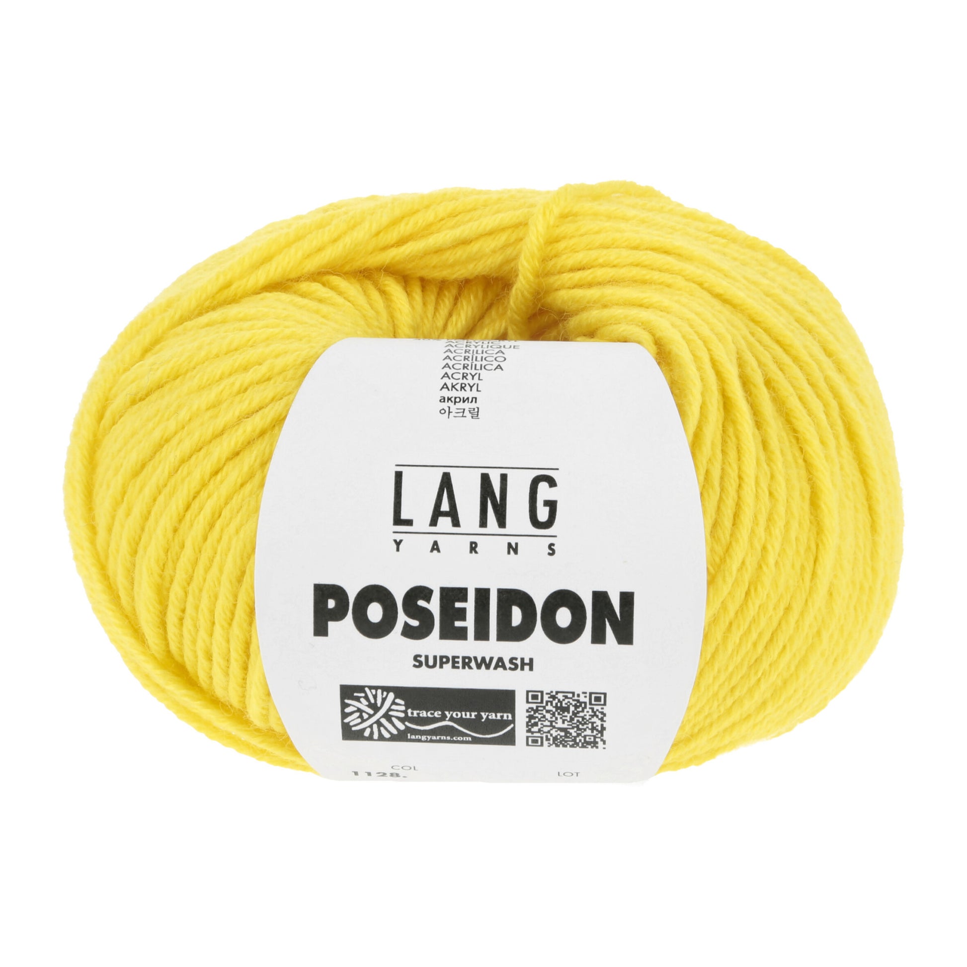 Lang Yarns Poseidon haakgaren geel - veelzijdig garen voor diverse projecten