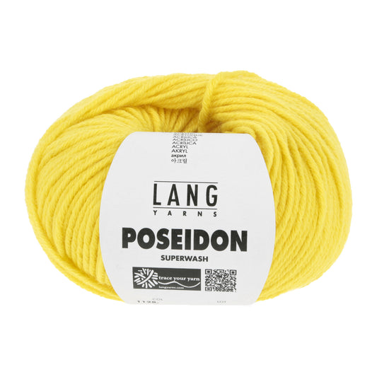 Lang Yarns Poseidon haakgaren geel - veelzijdig garen voor diverse projecten