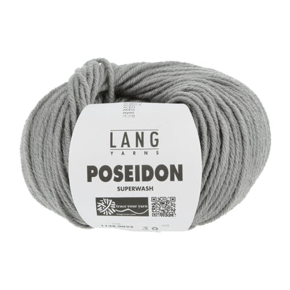 Lang Yarns Poseidon haakgaren grijs - duurzaam garen voor diverse projecten
