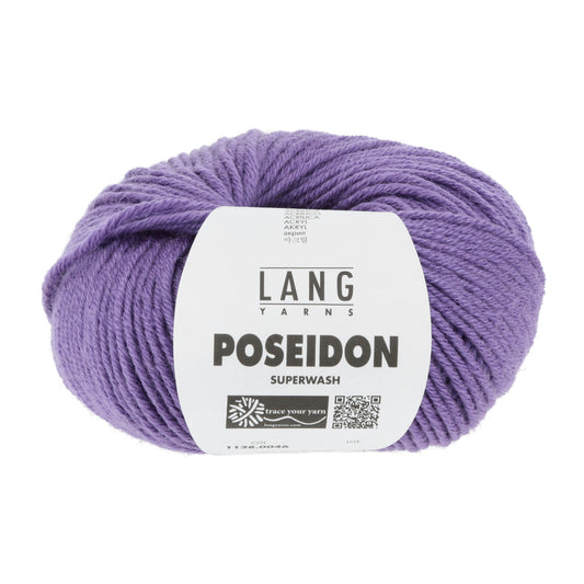 Lang Yarns Poseidon haakgaren lila - veelzijdig garen voor diverse projecten