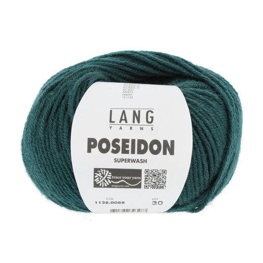Lang Yarns Poseidon haakgaren petrol - veelzijdig garen voor diverse projecten