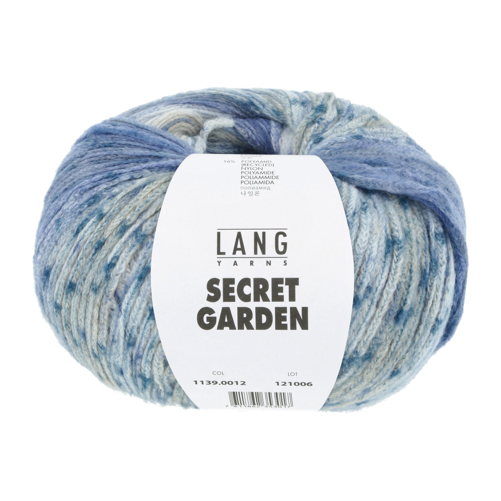 Lang Yarns Secret Garden garen kleur 0012 – ideaal voor brei- en haakprojecten in de zomer