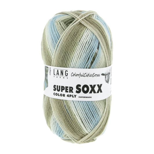 LANG Yarns Super Soxx 4-ply sokkengaren in Jodhpur – 75% wol voor comfortabele sokken