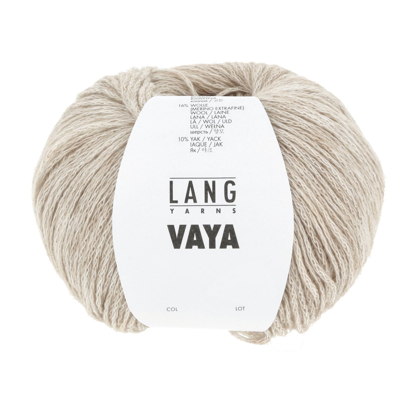 LANG Yarns Vaya breigaren in kleur 0094 - luchtige katoen-wol-yak draad