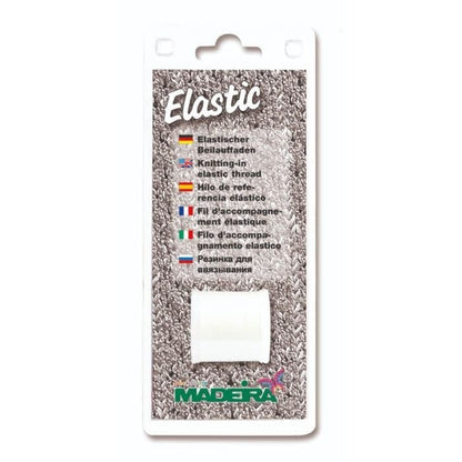 Madeira Elastic meebrei-elastiek transparant - 100% elastan voor vormvastheid