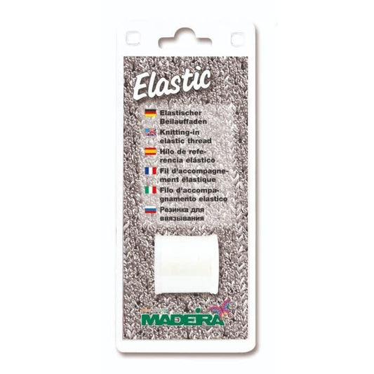 Madeira Elastic meebrei-elastiek transparant - 100% elastan voor vormvastheid