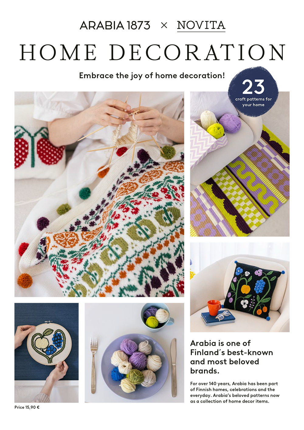 Novita Arabia 1873 x Novita Home Decoration patroonboek - inspirerende home deco patronen