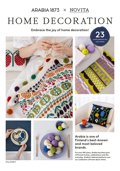 Novita Arabia 1873 x Novita Home Decoration patroonboek - inspirerende home deco patronen